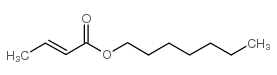 巴豆酸庚酯结构式