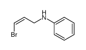 (3-Bromoprop-2-enyl)phenylamine Structure