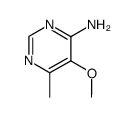 Pyrimidine, 4-amino-5-methoxy-6-methyl- (7CI,8CI) Structure