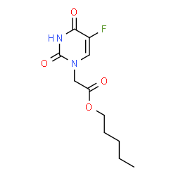5-Fluorouracil-1-acetylpentane Structure