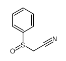 benzenesulfinyl-acetonitrile结构式