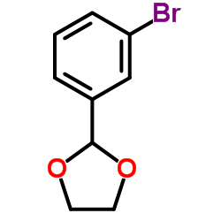2-(3-Bromophenyl)-1,3-dioxolane Structure