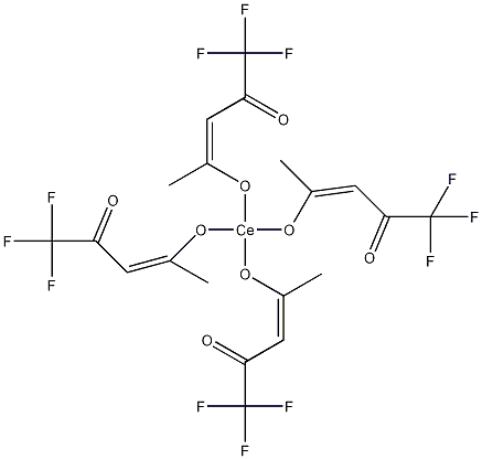 CERIUM (III) TRIFLUOROACETYLACETONATE structure