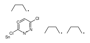 tributyl-(3,6-dichloropyridazin-4-yl)stannane结构式