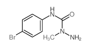 1-amino-3-(4-bromophenyl)-1-methyl-urea结构式