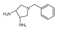 (3S,4S)-(+)-3,4-二氨基-1-苄基吡咯烷结构式