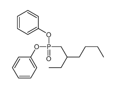[2-ethylhexyl(phenoxy)phosphoryl]oxybenzene结构式