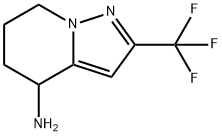 Pyrazolo[1,5-a]pyridin-4-amine, 4,5,6,7-tetrahydro-2-(trifluoromethyl)- Structure