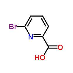 6-溴-2-吡啶甲酸结构式