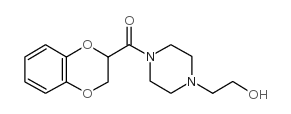(2,3-二氢苯并[b][1,4]二噁英-2-基)(4-(2-羟基乙基)哌嗪-1-基)甲酮结构式