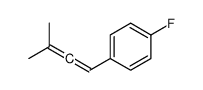 Benzene, 1-fluoro-4-(3-methyl-1,2-butadienyl)- (9CI) Structure