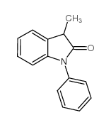 3-METHYL-1-PHENYLINDOLIN-2-ONE structure