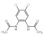 N1-[2-(乙酰基氨基)-4,5-二氯苯基]乙酰胺结构式