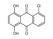 5-chloro-1,4-dihydroxyanthracene-9,10-dione结构式