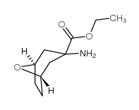 3-氨基-8-氧杂双环[3.2.1]辛烷-3-甲酸乙酯结构式