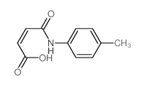 2-Butenoic acid,4-[(4-methylphenyl)amino]-4-oxo-, (2Z)- Structure