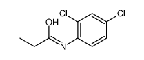 N-(2,4-dichlorophenyl)propanamide结构式