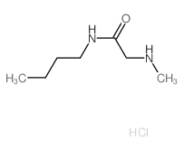 N-Butyl-2-(methylamino)acetamide hydrochloride Structure