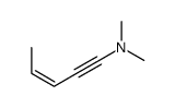 (E)-N,N-dimethylpent-3-en-1-yn-1-amine结构式