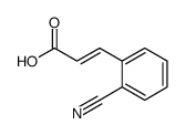 3-(2-cyanophenyl)prop-2-enoic acid结构式