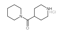 1-哌啶基(4-哌啶基)甲酮盐酸盐结构式