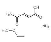 (E)-3-carbamoylprop-2-enoic acid; methoxyethene结构式
