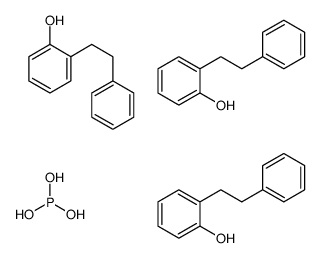 2-(2-phenylethyl)phenol,phosphorous acid结构式