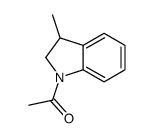 1-(3-methyl-2,3-dihydroindol-1-yl)ethanone结构式