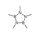 1,2,3,4,5-pentamethyl-1,2,4,3,5-triazadiborolidine结构式