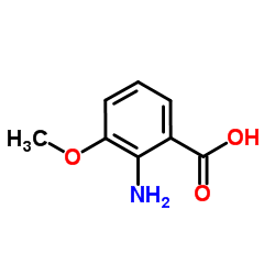 2-Amino-3-methoxybenzoic acid Structure