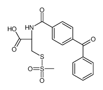 苯甲酮-4-羧酰胺基半胱氨酸甲烷硫代磺酸盐结构式