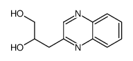 3-quinoxalin-2-ylpropane-1,2-diol结构式