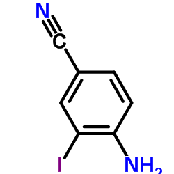 4-氨基-3-碘苯腈结构式