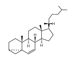 3α,5α-cyclo-cholest-6-ene结构式