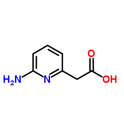 (6-Amino-2-pyridinyl)acetic acid Structure