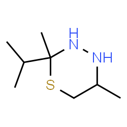 2H-1,3,4-Thiadiazine,tetrahydro-2,5-dimethyl-2-(1-methylethyl)-(9CI)结构式