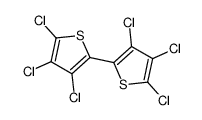 2,3,4-trichloro-5-(3,4,5-trichlorothiophen-2-yl)thiophene结构式
