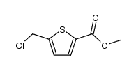 methyl 2-chloromethyl-5-thiophenecarboxylate Structure
