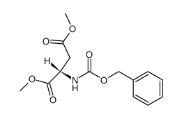 Cbz-aspartic acid α,β-dimethyl ester Structure