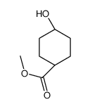 Cyclohexanecarboxylic acid, 4-hydroxy-, Methyl ester, cis- Structure