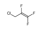 3-chloro-1,1,2-trifluoroprop-1-ene结构式