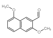 3,8-二甲氧基-2-萘甲醛结构式