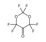 2,2,4,4,6,6-hexafluoro-1,3-dioxan-5-one结构式