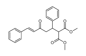 (3-oxo-1,5-diphenyl-pent-4-enyl)-malonic acid dimethyl ester结构式