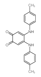 3,4-bis[(4-methylphenyl)amino]cyclohexa-2,4-diene-1,6-dione Structure
