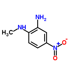 N1-甲基-4-硝基苯-1,2-二胺结构式