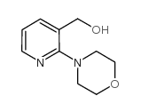 (2-吗啉代-3-吡啶基)甲醇结构式