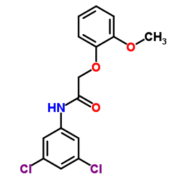 N-(3,5-Dichlorophenyl)-2-(2-methoxyphenoxy)acetamide Structure