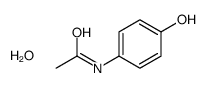 N-(4-hydroxyphenyl)acetamide,hydrate结构式