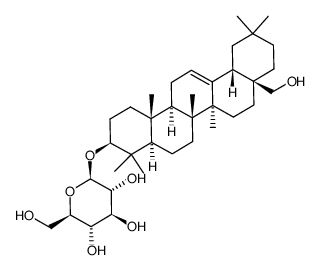 Erythrodiol-3-β-D-glucopyranosid结构式